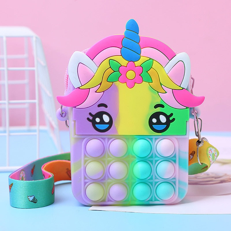 Fidget Handväska med Pop It-effekt