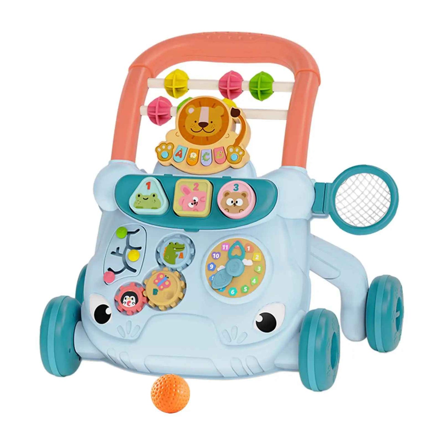 Baby Walker 2-i-1 – Gåstol & Aktivitetsleksak för Barn