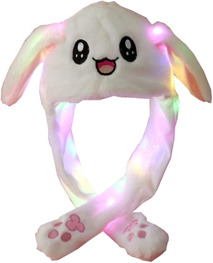 Djurmössa med LED-ljus och rörliga öron