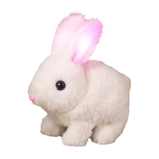 Interaktiv Hoppande Kanin – Plyschleksak med Ljus, Ljud & Rörelser (Från 3 år)