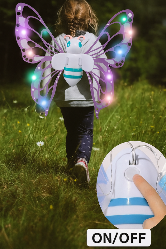 Elektriska Fjärilsvingar med Ljus