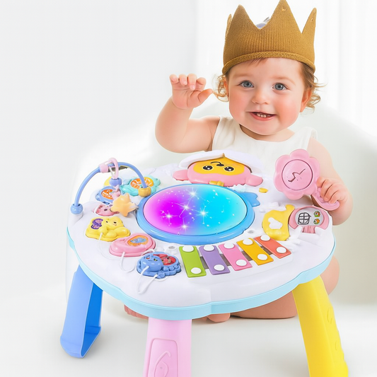 Musikaliskt Aktivitetsbord – Lär och Lek med Ljus, Ljud och Rörelse