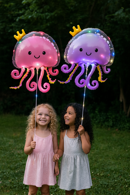 Bläckfiskballong | Stor Folieballong 93×73 cm