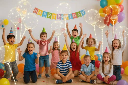 LED Ballonger 10-pack | Ljusballonger med Pinnar