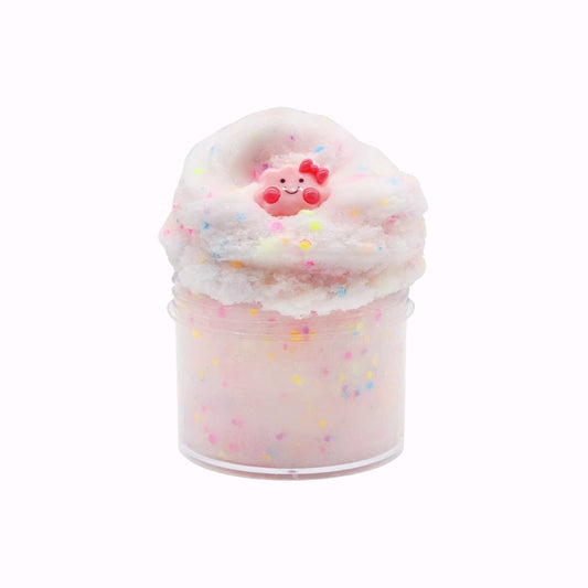 Glow-in-the-Dark Slime – Fluffig Cloud Slime med Självlysande Pärlor (60/100 ml)