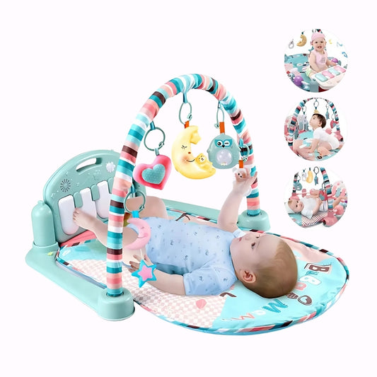 Lek- & Spela Babygym med Sparkpiano & Aktivitetsleksaker (0–36 mån)