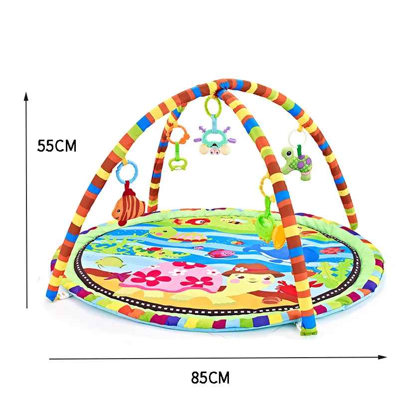 Multifunktionellt Babygym med Lekmatta – För Aktiv Lek och Tidig Utveckling