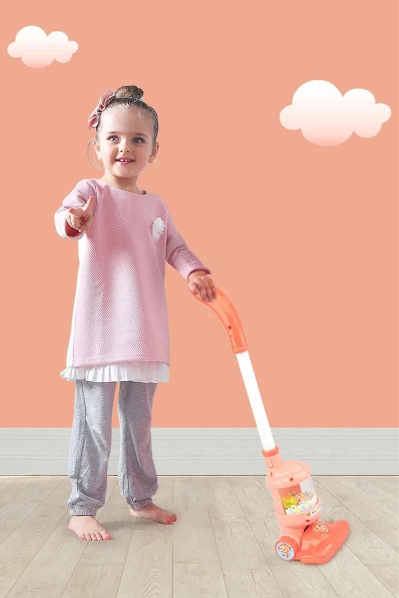 Elektrisk Mini Dammsugare för Barn – Rolig Städleksak med Laddning