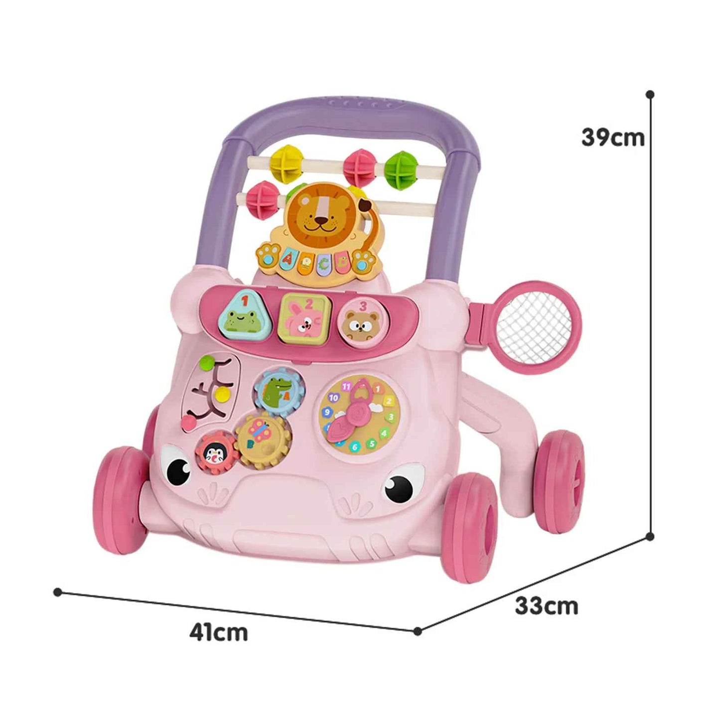 Baby Walker 2-i-1 – Gåstol & Aktivitetsleksak för Barn