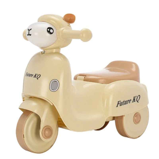 Trehjulig cykel för barn med musik belysning – stabil och lätt att använda