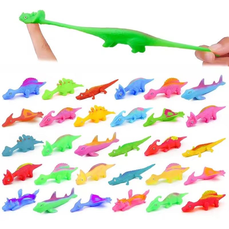 Roliga Slangbella-Dinosaurier – 5-pack