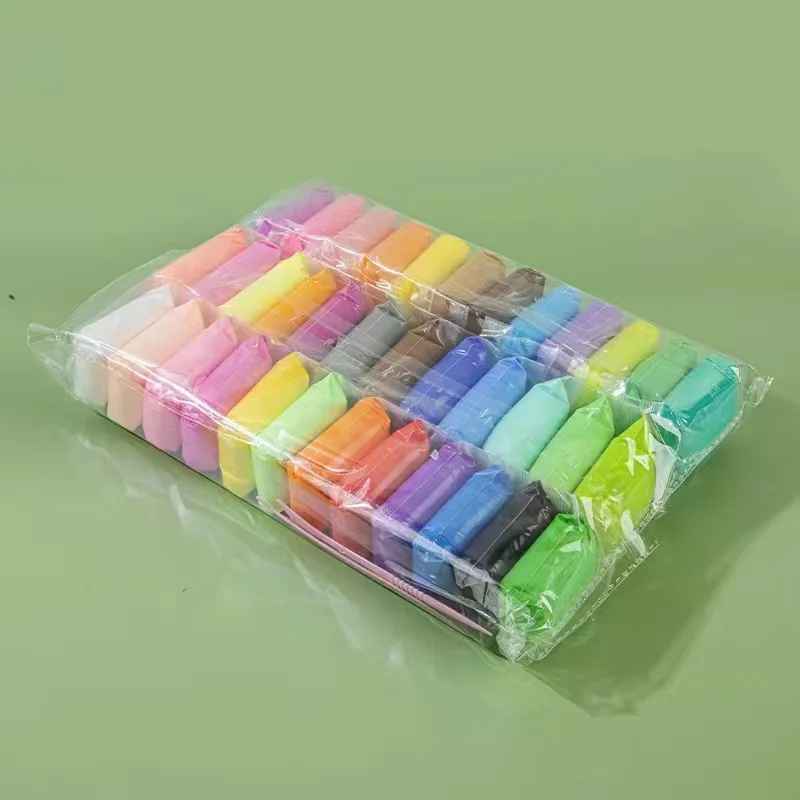 Lufttorkande Lera Set – 36 Färger Ultralätt Modellera med Verktyg för Barn