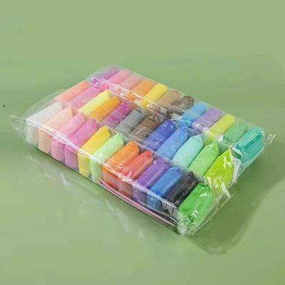 Lufttorkande Lera Set – 36 Färger Ultralätt Modellera med Verktyg för Barn