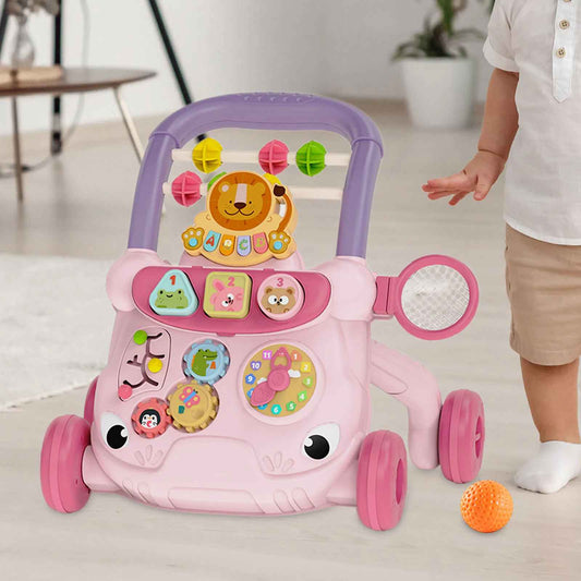 Baby Walker 2-i-1 – Gåstol & Aktivitetsleksak för Barn