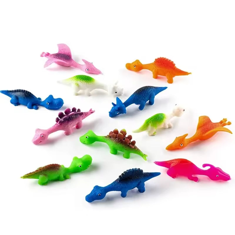 Roliga Slangbella-Dinosaurier – 5-pack