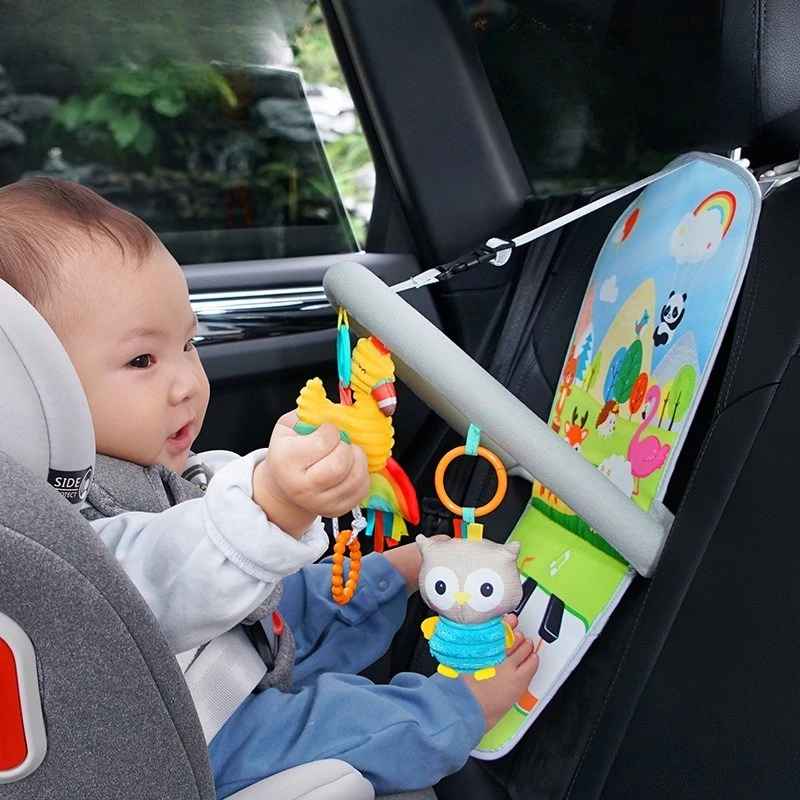 Babyleksak för Bilbarnstol | Aktivitetsbåge med Skallra