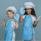 Kockset för Barn – Förkläde, Kockmössa, Grytvante & Köksredskap