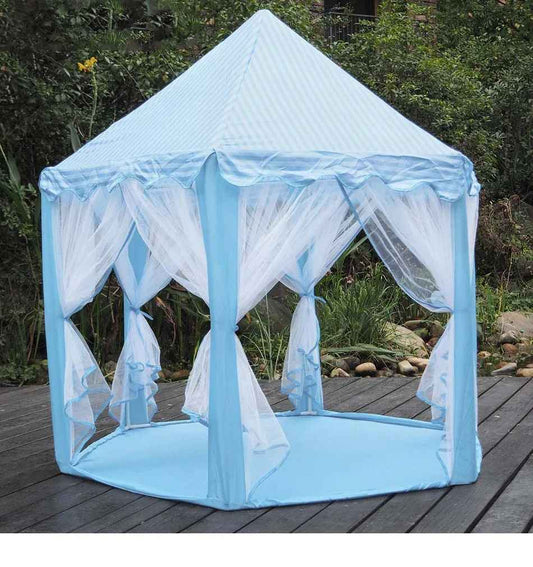 Prinsesslekhus / Lektält för Barn – 135×135 cm