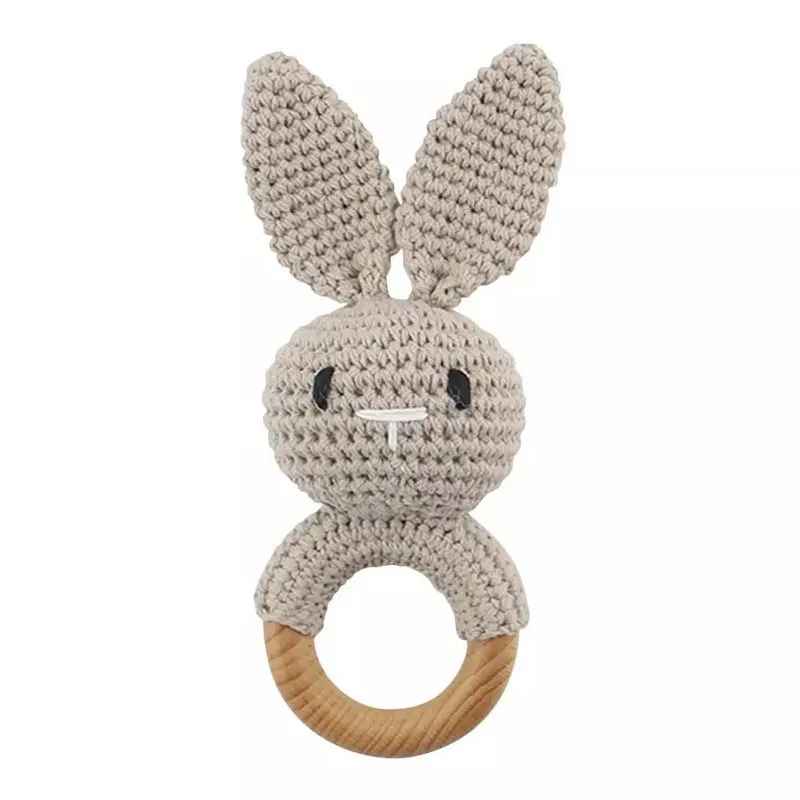 Träskallra & bitring i naturmaterial – ekologisk leksak för bebisar