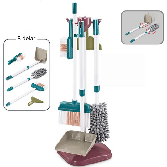 Städleksaker – Roligt städset för barn med tillbehör