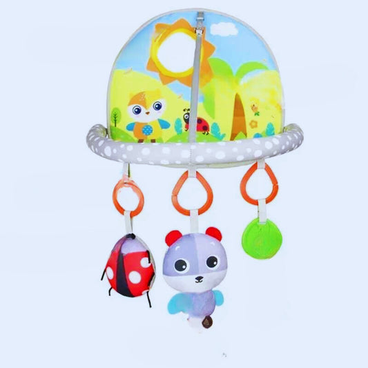 Babyleksak för Bilbarnstol | Aktivitetsbåge med Skallra