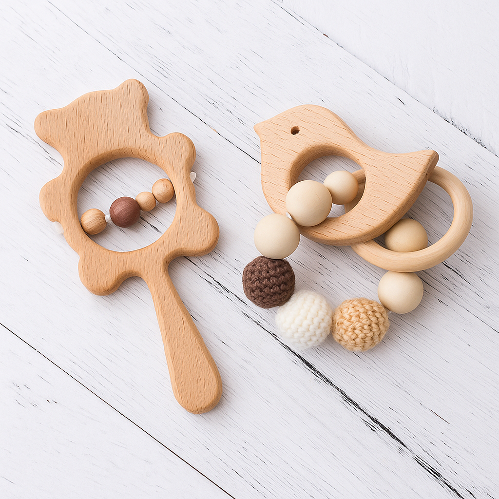 Babyleksaker – Musikskallra i Trä