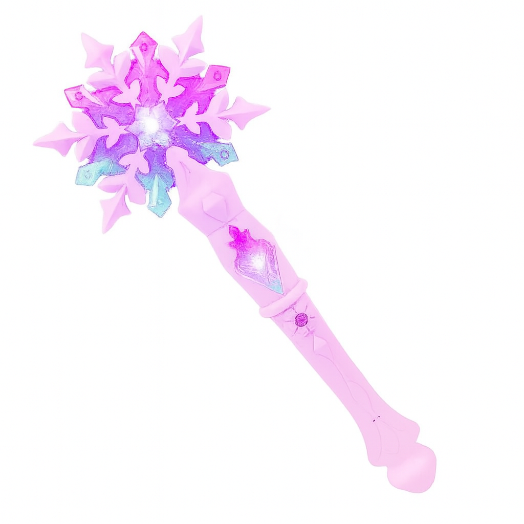 Magiskt Prinsess-Trollspö med Ljus & Musik för Barn