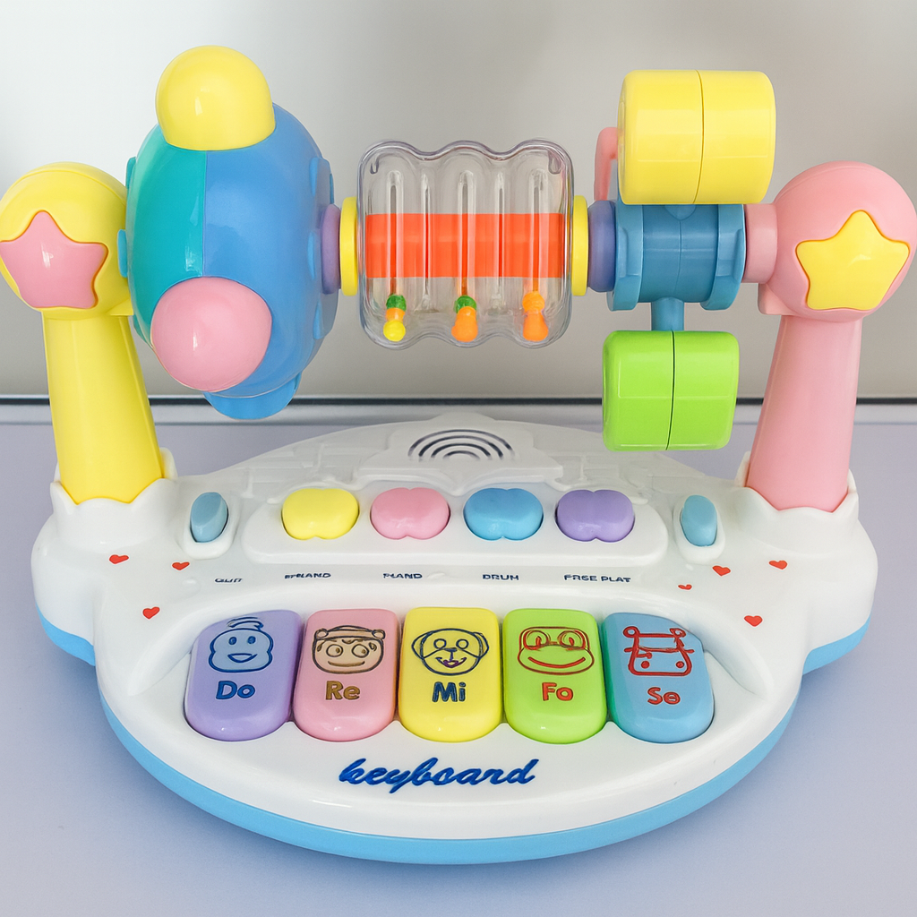 Multifunktionell Aktivitetsleksak med Musik – För Barn