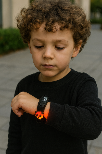 LED Barnklocka med Touch | Färgglad & Vattentålig