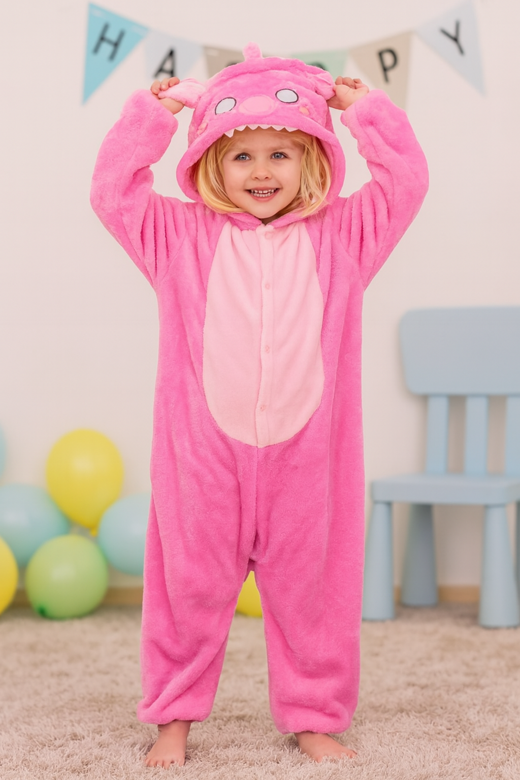 Barnset i mjuk och slitstark polyester – inspirerat av populär anime