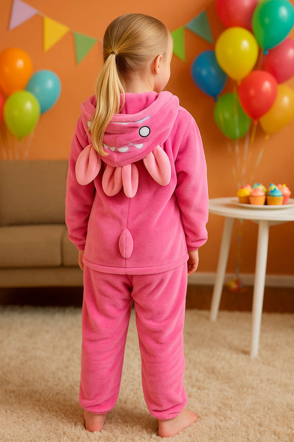 Barnset i mjuk och slitstark polyester – inspirerat av populär anime