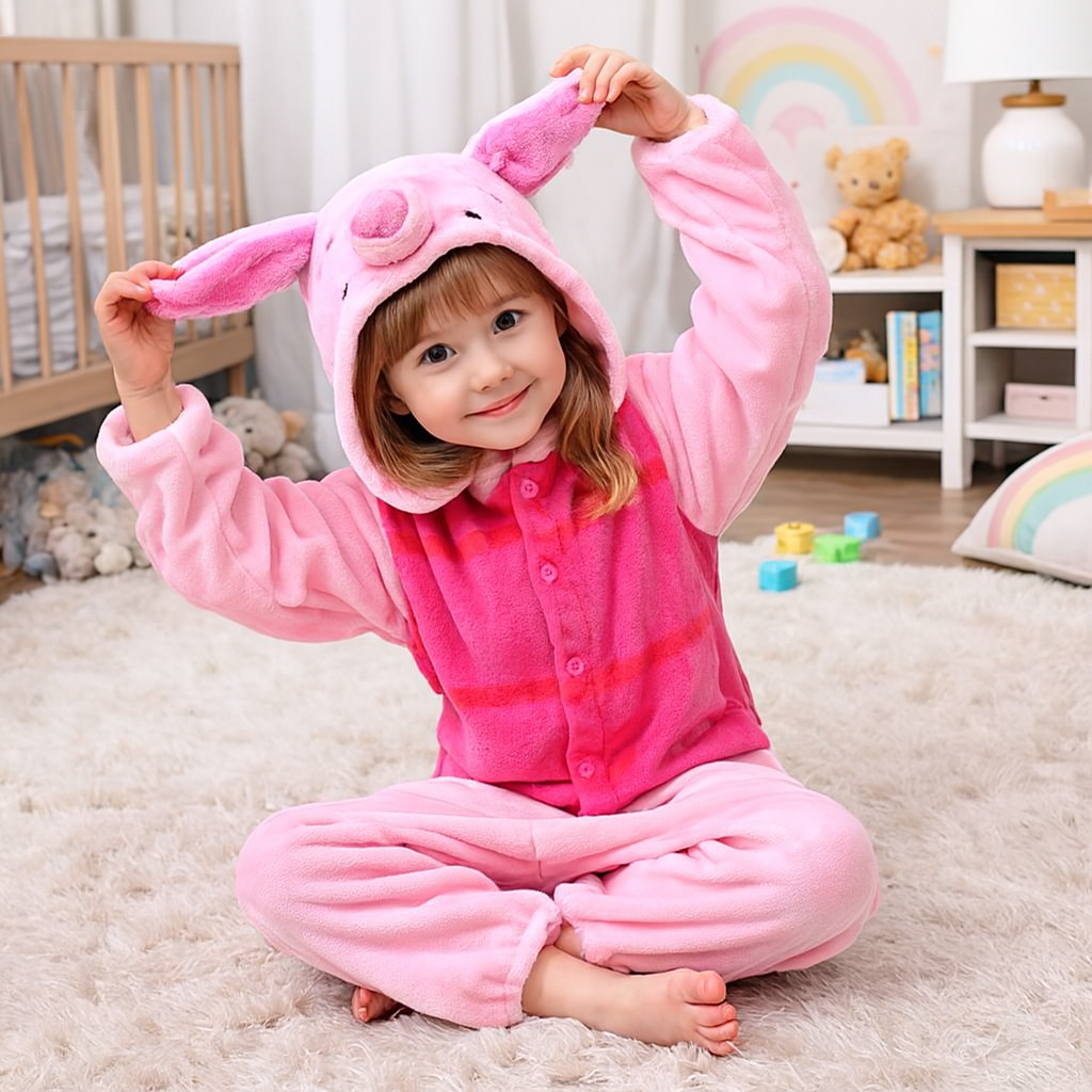 Barnset i mjuk och slitstark polyester – inspirerat av populär anime