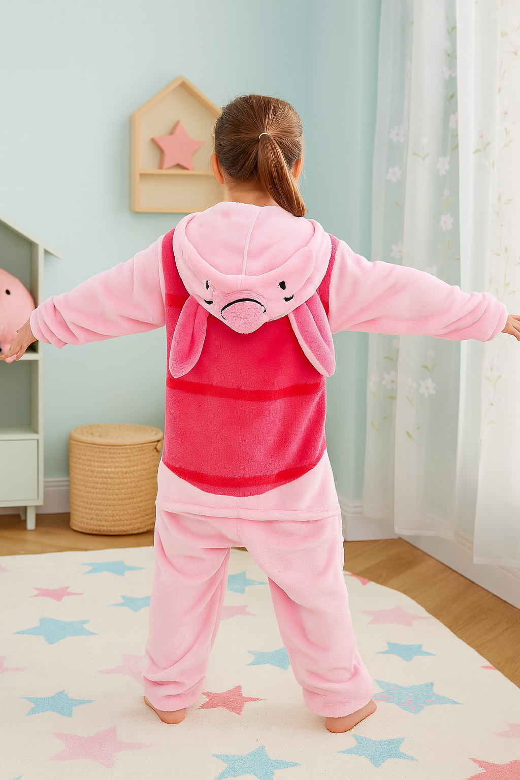 Barnset i mjuk och slitstark polyester – inspirerat av populär anime