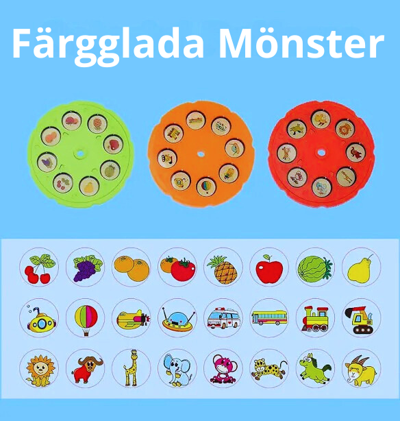 LED Projektor Målarbord för Barn – Kreativt och Lärorikt Målarset